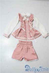 SD/OF:ドーリィ・パルフェパンツコーデ（白×桃） U-25-09-16-033-NY-ZU