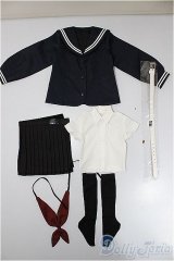 SDM＆MSD/OF:DOLK SELECT ブルーセーラー服セット/1/4　40ｃｍ　BJD　MJD　衣装　ドール用 A-25-09-17-121-NY-ZA