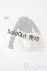 SD＆DD/OF:ブラックタートルネック＆チェックパンツセット U-25-09-16-154-NY-ZU