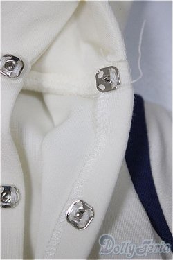 画像3: SDM＆MSD/OF:ホワイト x チェックサロペットセット/1/4　40ｃｍ　BJD　MJD　衣装　ドール用 A-25-09-24-214-NY-ZA