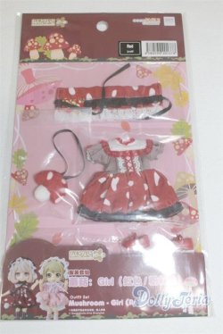 画像1: ねんどろいどどーる/OF:おようふくセット(キノコ Girl:レッド/その他/OF/1/12サイズ　ドール用 A-25-10-01-012-NY-ZA