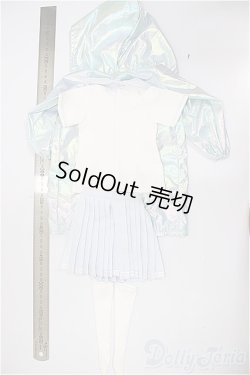 画像2: DD/OF:メタリックパーカー付きパステルカラーセーラー服：ブルー/0 A-25-10-01-281-NY-ZA