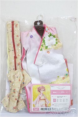 画像1: MSD&MDD/OF:振袖セット(牡丹)・ミニ/1/4　40ｃｍ　BJD　MJD　衣装　ドール用 A-25-10-01-292-NY-ZA
