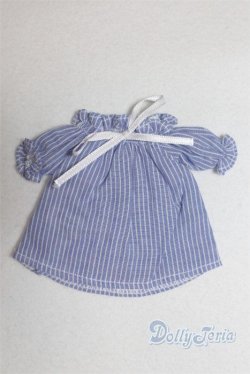 画像1: 幼SD/OF:Nine9Style様製 Smocking shoulder open blouse(Blue)/1/6　30ｃｍ　BJD　MJD　衣装　ドール用 A-25-10-15-083-NY-ZA
