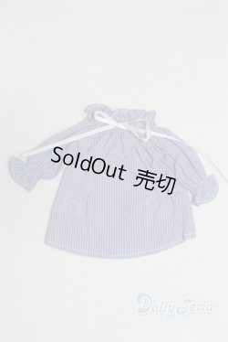 画像1: SDM＆MSD/OF:Nine9Style様製 Smocking shoulder open blouse(Blue)/1/4　40ｃｍ　BJD　MJD　衣装　ドール用 A-25-10-15-080-NY-ZA