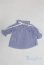 画像1: SDM＆MSD/OF:Nine9Style様製 Smocking shoulder open blouse(Blue)/1/4　40ｃｍ　BJD　MJD　衣装　ドール用 A-25-10-15-080-NY-ZA (1)