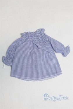 画像2: SDM＆MSD/OF:Nine9Style様製 Smocking shoulder open blouse(Blue)/1/4　40ｃｍ　BJD　MJD　衣装　ドール用 A-25-10-15-080-NY-ZA