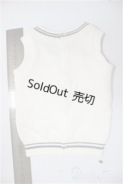 画像2: SDGrB＆SD13男の子/OF:スクールベスト(白) A-25-10-15-356-NY-ZA