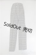 SDGrB＆SD13男の子/OF:チェックスラックス(灰) A-25-10-15-232-NY-ZA