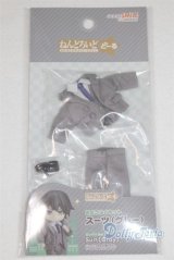 ねんどろいどどーる/OF:おようふくセット スーツ(グレー)/1/12サイズ　ドール用 A-25-10-22-092-NY-ZA
