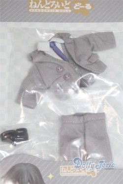 画像2: ねんどろいどどーる/OF:おようふくセット スーツ(グレー)/1/12サイズ　ドール用 A-25-10-22-092-NY-ZA