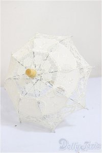 SD/OF:レース日傘/1/3　60ｃｍ　BJD　MJD　衣装　ドール用 A-25-10-22-174-NY-ZA