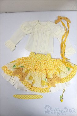 画像1: SDM/OF:レモンドレスセット・ミニ/1/4　40ｃｍ　BJD　MJD　衣装　ドール用 A-25-10-29-262-NY-ZA