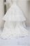 画像2: SD/OF:リバーシブル・プリンセスぽんぽんパニエ(白・レース)/1/3 60cm BJD MJD 衣装 ドール用 A-25-10-29-168-NY-ZA (2)