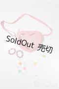 SD/OF:ハートクリアバッグ(ピンク)＆キャンディーセット/1/4　40ｃｍ　BJD　MJD　衣装　ドール用 A-25-10-29-326-NY-ZA