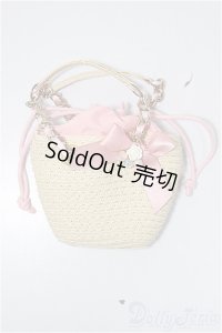 SD/OF：リボンかごバッグ/1/3　60ｃｍ　BJD　MJD　衣装　ドール用 A-25-10-29-325-NY-ZA