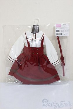 画像1: SDM/OF:ボルドーサスペンダーセット・ミニ/1/4　40ｃｍ　BJD　MJD　衣装　ドール用 A-25-10-29-337-NY-ZA