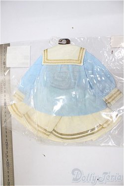 画像2: セーラースカートセット（エクリュ）・ミニ/1/4　40ｃｍ　BJD　MJD　衣装　ドール用 A-25-11-5-298-NY-ZA