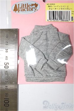 画像2: リカちゃんキャッスル/トレーナー　ライトグレー/ファッションドール　衣装 A-25-11-12-235-NY-ZA