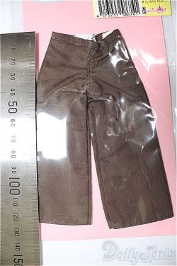 画像2: リカちゃんキャッスル/OF:ワイドパンツ　チャコールグレー/ファッションドール　衣装 A-25-11-12-238-NY-ZA