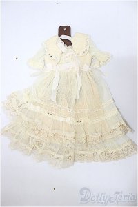 SDM/OF:レーシーチュールドレス（バニラ）・ミニ/1/4　40ｃｍ　BJD　MJD　衣装　ドール用 A-25-11-12-369-NY-ZA