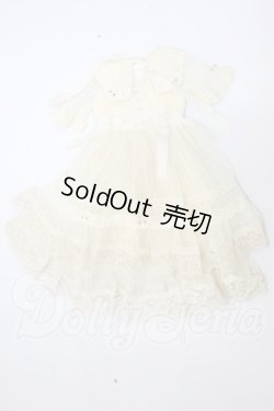 画像1: SDM/OF:レーシーチュールドレス（バニラ）・ミニ A-26-02-25-194-NY-ZA