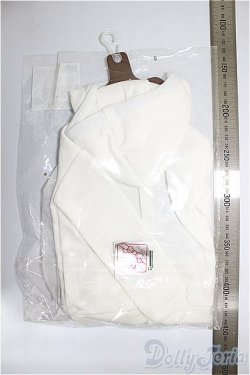 画像2: SDGrB＆SD13男の子/OF:ハイネックパーカー(ホワイト)/1/3　65ｃｍ　BJD　MJD　衣装　ドール用 A-25-11-19-156-NY-ZA