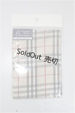 画像1: SD/OF:チェックマフラー（ベージュ）/1/3　60ｃｍ　BJD　MJD　衣装　ドール用 A-25-11-19-192-NY-ZA