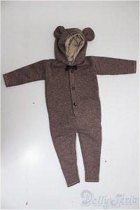 SDM/OF:着ぐるみ　くま/1/4　40ｃｍ　BJD　MJD　衣装　ドール用 A-25-11-19-351-NY-ZA