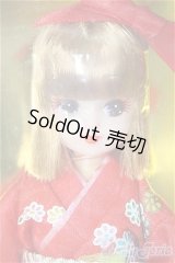 リカちゃん/きものリカちゃん(赤着物/金髪) /BJD　球体関節人形 A-25-11-26-101-NY-ZA