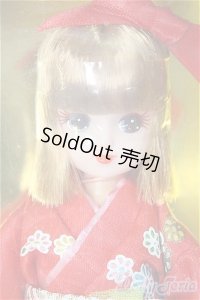 リカちゃん/きものリカちゃん(赤着物/金髪) /BJD　球体関節人形 A-25-11-26-101-NY-ZA