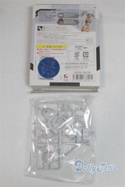 画像2: 30MS オプションヘアスタイルパーツVol.5/ツインテール4（ホワイト）/インチ　BJD　MJD　ドール用 A-25-11-26-052-NY-ZA