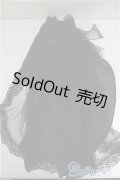 SD/OF:おめかしトレーン（黒・チュール）/1/3　60ｃｍ　BJD　MJD　衣装　ドール用 A-25-11-26-278-NY-ZA