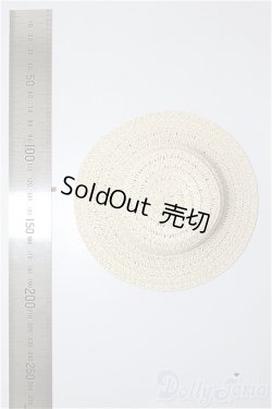 画像2: SDM/OF:ストローハット/1/4　40ｃｍ　BJD　MJD　衣装　ドール用 A-25-11-26-267-NY-ZA