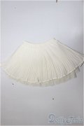 DD/OF:シフォンプリーツスカート（白）/0 A-25-12-03-123-NY-ZA