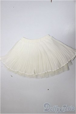 画像1: DD/OF:シフォンプリーツスカート（白）/0 A-25-12-03-123-NY-ZA