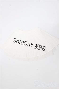 画像1: DD/OF:シフォンプリーツスカート（白）/0 A-25-12-03-123-NY-ZA