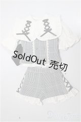 MDD/OF:乙女キュロットセット（グレー）・ミニ/0 A-25-12-03-138-NY-ZA