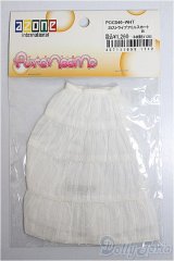 azone/OF:25ストライプフリルスカート 白/0 A-25-12-03-240-NY-ZA