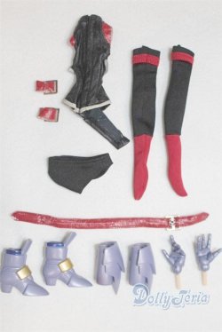 画像2: AZONE/OF:1/6ハイブリッドアクティブフィギュアNo.037『魔法少女リリカルなのはStrikerS』フェイト・T・ハラオウン-真・ソニックフォーム-衣装のみ/0 A-25-12-10-036-NY-ZA