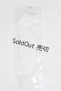 MSD/OF:ガーターソックス【白】・ミニ/1/4　40ｃｍ　BJD　MJD　衣装　ドール用 A-25-12-10-019-NY-ZA