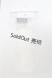 SDM＆MSD/OF:ソックス（ホワイトラメ）・ミニ/1/4　40ｃｍ　BJD　MJD　衣装　ドール用 A-25-12-03-348-NY-ZA