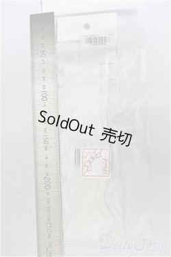 画像2: SDM＆MSD/OF:ソックス（ホワイトラメ）・ミニ/1/4　40ｃｍ　BJD　MJD　衣装　ドール用 A-25-12-03-348-NY-ZA