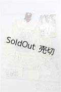 SDM/OF：ヨークフリルブラウスセット・ミニ/1/4　40ｃｍ　BJD　MJD　衣装　ドール用 A-25-12-03-333-NY-ZA