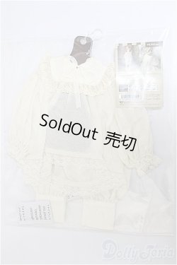 画像1: SDM/OF：ヨークフリルブラウスセット・ミニ/1/4　40ｃｍ　BJD　MJD　衣装　ドール用 A-25-12-03-333-NY-ZA