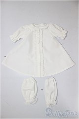 MDD/OF:2wayブラウスワンピ（白）・ミニ/0 A-25-12-10-145-NY-ZA