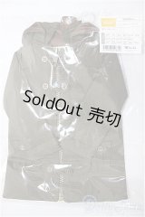 SD/OF:フード付きコート(カーキ)/1/3　60ｃｍ　BJD　MJD　衣装　ドール用 A-25-12-10-137-NY-ZA