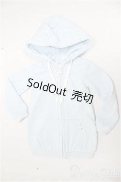 画像1: SD/OF:パーカー【水色】/1/3　60ｃｍ　BJD　MJD　衣装　ドール用 A-25-12-10-131-NY-ZA