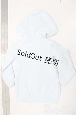 画像2: SD/OF:パーカー【水色】/1/3　60ｃｍ　BJD　MJD　衣装　ドール用 A-25-12-10-131-NY-ZA