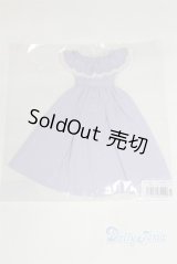 リカちゃん/OF：胸元フリルドレス・ラベンダー/ファッションドール　衣装 A-25-12-10-055-NY-ZA